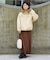 別注 Fur Hoodie Nylon Jacket