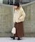 別注 Fur Hoodie Nylon Jacket