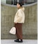 別注 Fur Hoodie Nylon Jacket