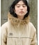 別注 Fur Hoodie Nylon Jacket