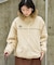 別注 Fur Hoodie Nylon Jacket