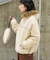 別注 Fur Hoodie Nylon Jacket