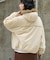 別注 Fur Hoodie Nylon Jacket