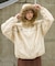 別注 Fur Hoodie Nylon Jacket