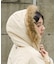 別注 Fur Hoodie Nylon Jacket