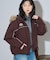 別注 Fur Hoodie Nylon Jacket
