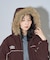 別注 Fur Hoodie Nylon Jacket
