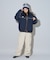 別注 Fur Hoodie Nylon Jacket