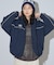 別注 Fur Hoodie Nylon Jacket