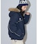 別注 Fur Hoodie Nylon Jacket