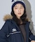 別注 Fur Hoodie Nylon Jacket