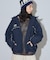 別注 Fur Hoodie Nylon Jacket