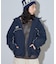 別注 Fur Hoodie Nylon Jacket