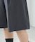ベルト付き タック ハーフパンツ