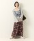 Double-Tuck Long Skirt