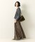 Double-Tuck Long Skirt