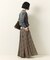 Double-Tuck Long Skirt