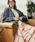 JACQUARD HOME THROWKET フォークロア・ジャカード織 マルチスローケット