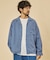 AUSTRALIAN COTTON オープンカラー チェックシャツ ロングスリーブ
