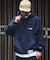 Champion × NAUTICA embroidered sweat hoodie