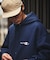 Champion × NAUTICA embroidered sweat hoodie