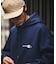 Champion × NAUTICA embroidered sweat hoodie