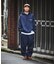 Champion × NAUTICA embroidered sweat hoodie