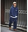 Champion × NAUTICA embroidered sweat hoodie
