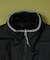リラックスフィット ワンポイントロゴ ナイロン フリース リバーシブルブルゾン