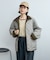 PRIMALOFT  ダイヤキルト 襟付きリバーシブルコート