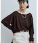 シアーワッフルルーズTシャツ
