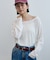 シアーワッフルルーズTシャツ