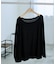 シアーワッフルルーズTシャツ