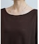 シアーワッフルルーズTシャツ