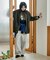 ボンディングカーブワイドパンツ
