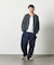 ウォッシャブル スウェットライク クルーネックニット カーディガン/静電気ケア