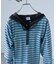 別注 Panel rib Henley Long Sleeve T-shirt