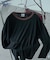 別注 Light Panel Rib Crew Long Sleeve Tee