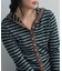 別注 Panel Rib Hoodie Cardigan