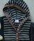 別注 Panel Rib Hoodie Cardigan