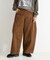 コーデュロイ カーブ ワイド パンツ
