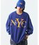 リラックスフィット NYCロゴ クルーネックスウェット