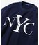 リラックスフィット NYCロゴ クルーネックスウェット