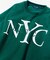 リラックスフィット NYCロゴ クルーネックスウェット