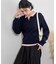 配色 レイヤードポロニット