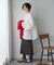 ニット レギンス付きスカート