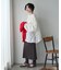 ニット レギンス付きスカート