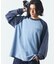 リラックスフィット NYCロゴ ピグメント ワッフル ラグランスリーブ L/S Tシャツ