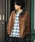 LEATHERETTE WORK JACKET