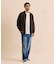 RED KAP × FREAK'S STORE 別注 ガーター編み ソリッド バルキー シャツカーディガン